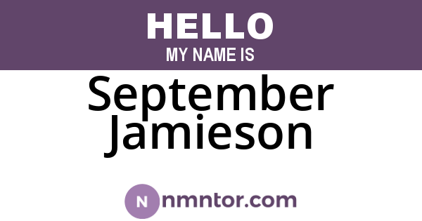 September Jamieson