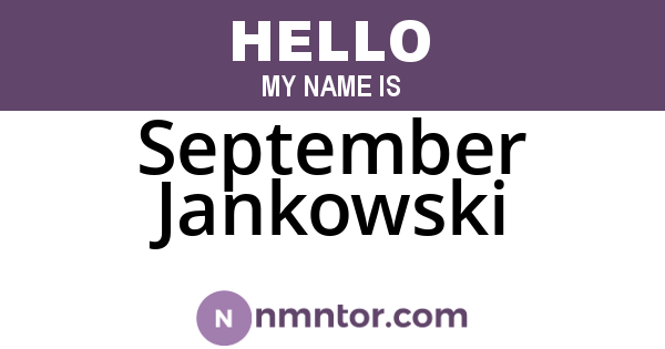 September Jankowski
