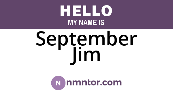 September Jim
