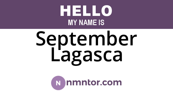 September Lagasca