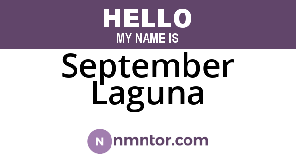 September Laguna