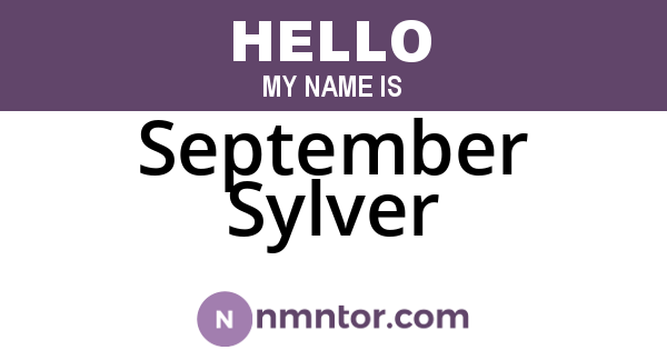 September Sylver
