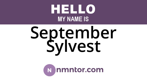 September Sylvest