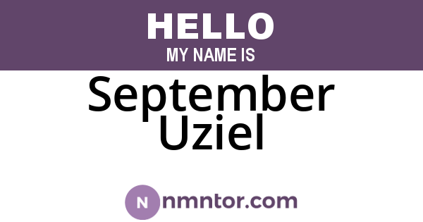 September Uziel