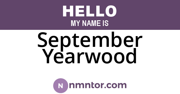 September Yearwood