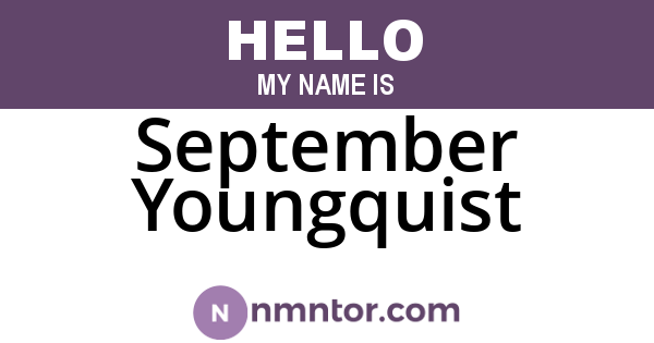 September Youngquist