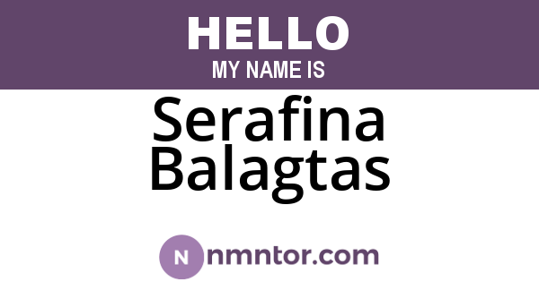 Serafina Balagtas