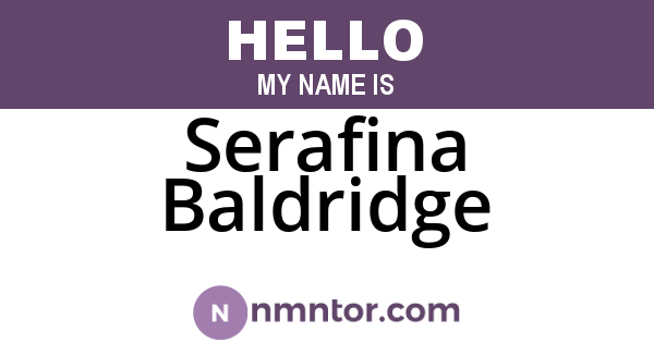 Serafina Baldridge