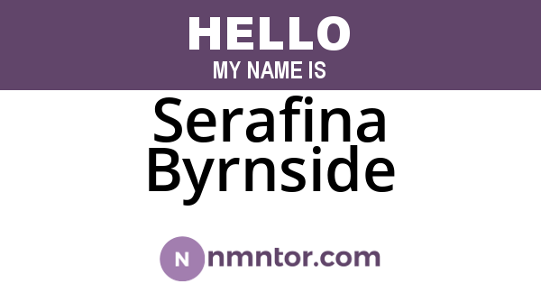 Serafina Byrnside