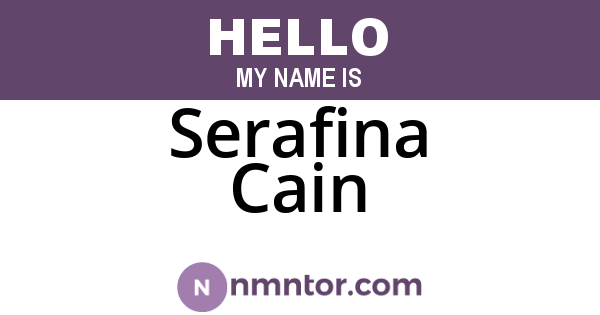 Serafina Cain