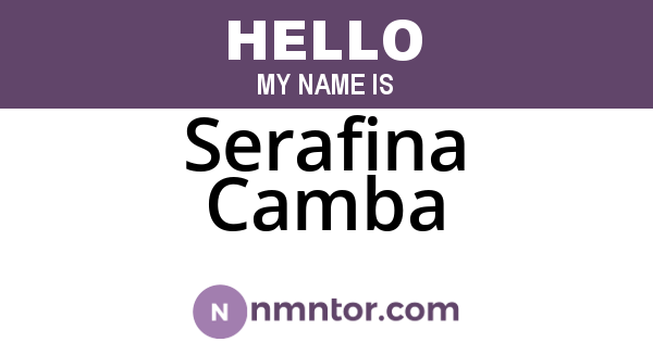 Serafina Camba