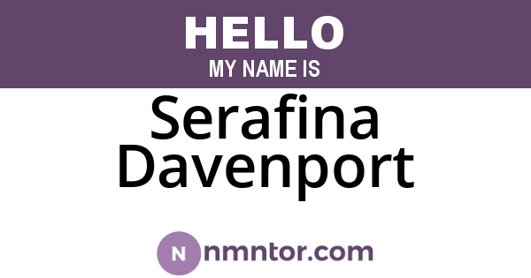 Serafina Davenport