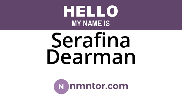 Serafina Dearman