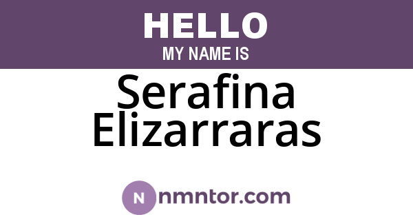 Serafina Elizarraras