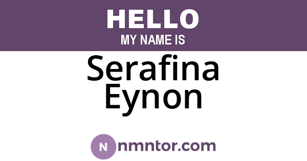 Serafina Eynon