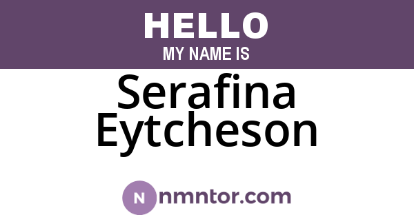 Serafina Eytcheson