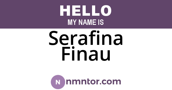 Serafina Finau