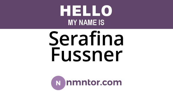 Serafina Fussner