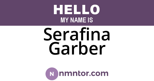 Serafina Garber