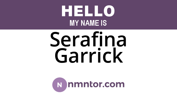 Serafina Garrick