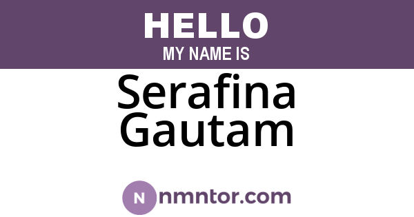 Serafina Gautam