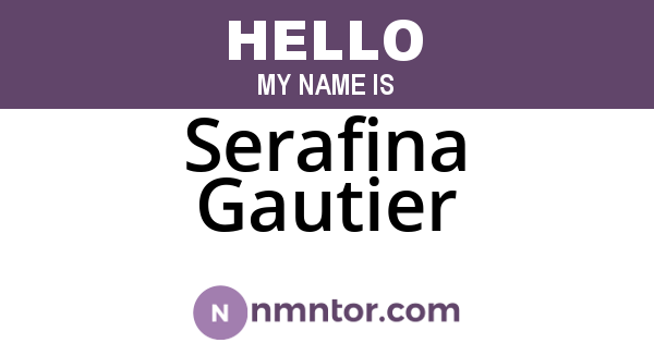 Serafina Gautier