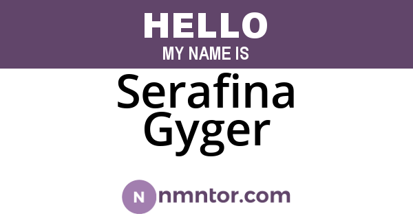 Serafina Gyger