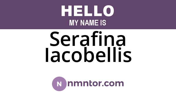 Serafina Iacobellis