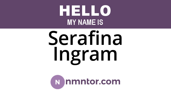 Serafina Ingram
