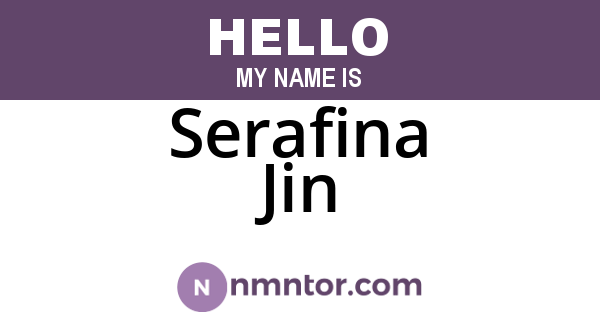 Serafina Jin