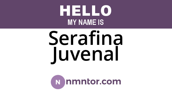Serafina Juvenal