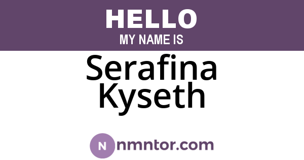 Serafina Kyseth