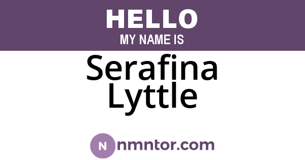 Serafina Lyttle