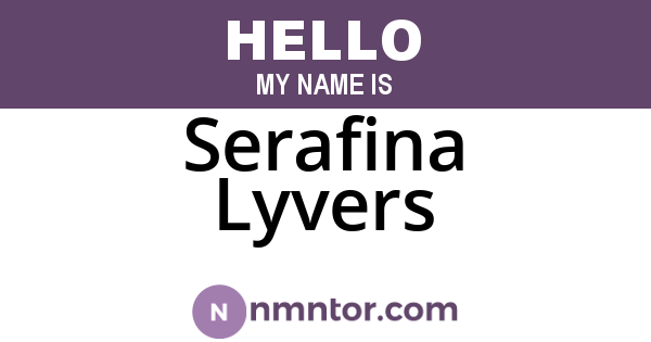 Serafina Lyvers
