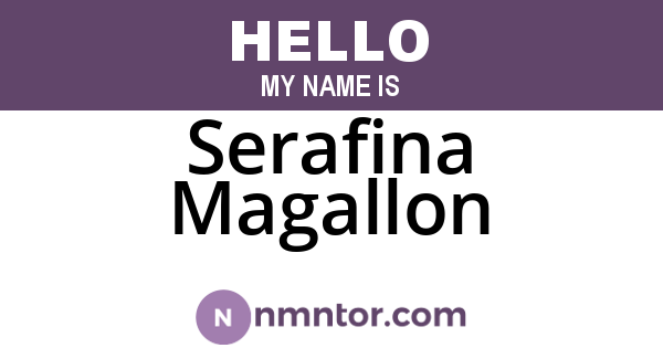 Serafina Magallon