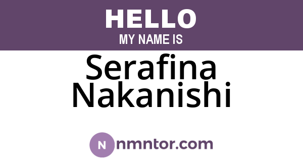 Serafina Nakanishi