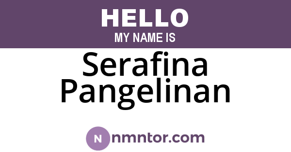 Serafina Pangelinan