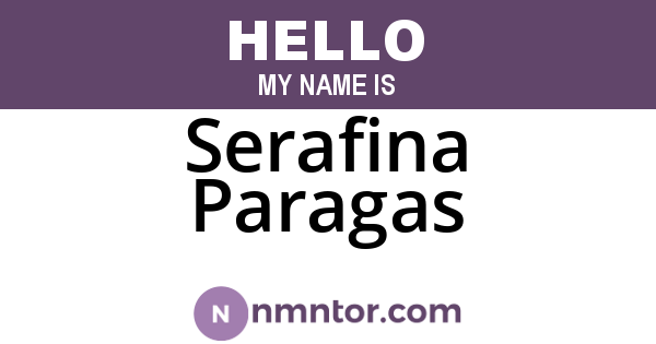 Serafina Paragas