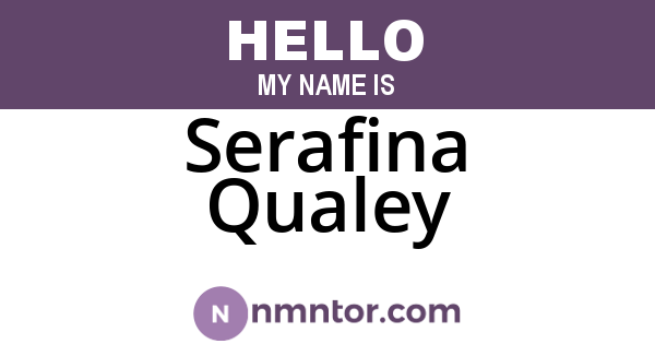 Serafina Qualey