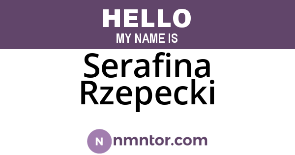 Serafina Rzepecki