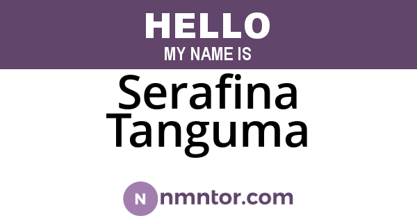 Serafina Tanguma