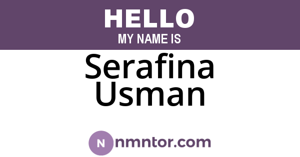 Serafina Usman