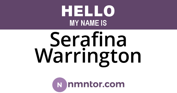 Serafina Warrington