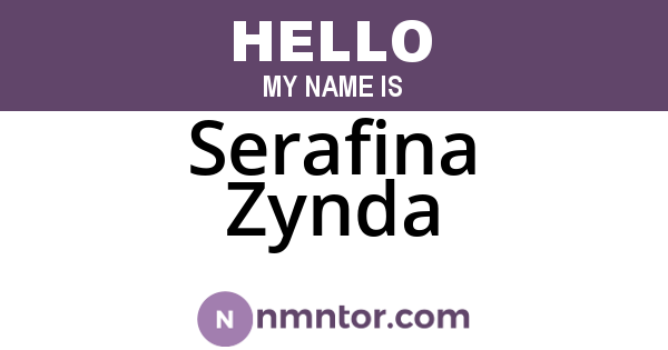 Serafina Zynda