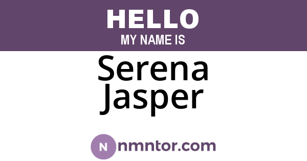 Serena Jasper