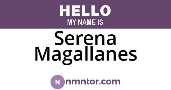 Serena Magallanes
