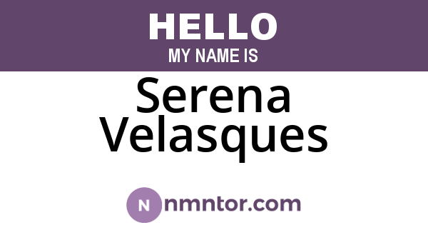 Serena Velasques