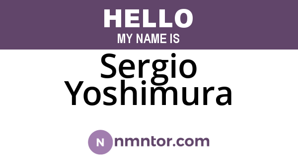 Sergio Yoshimura