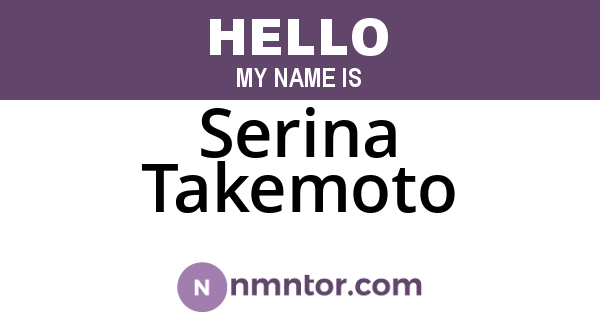 Serina Takemoto