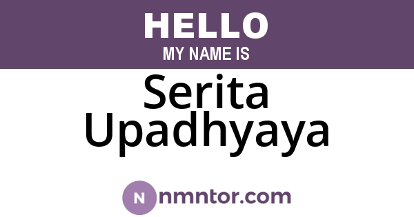 Serita Upadhyaya